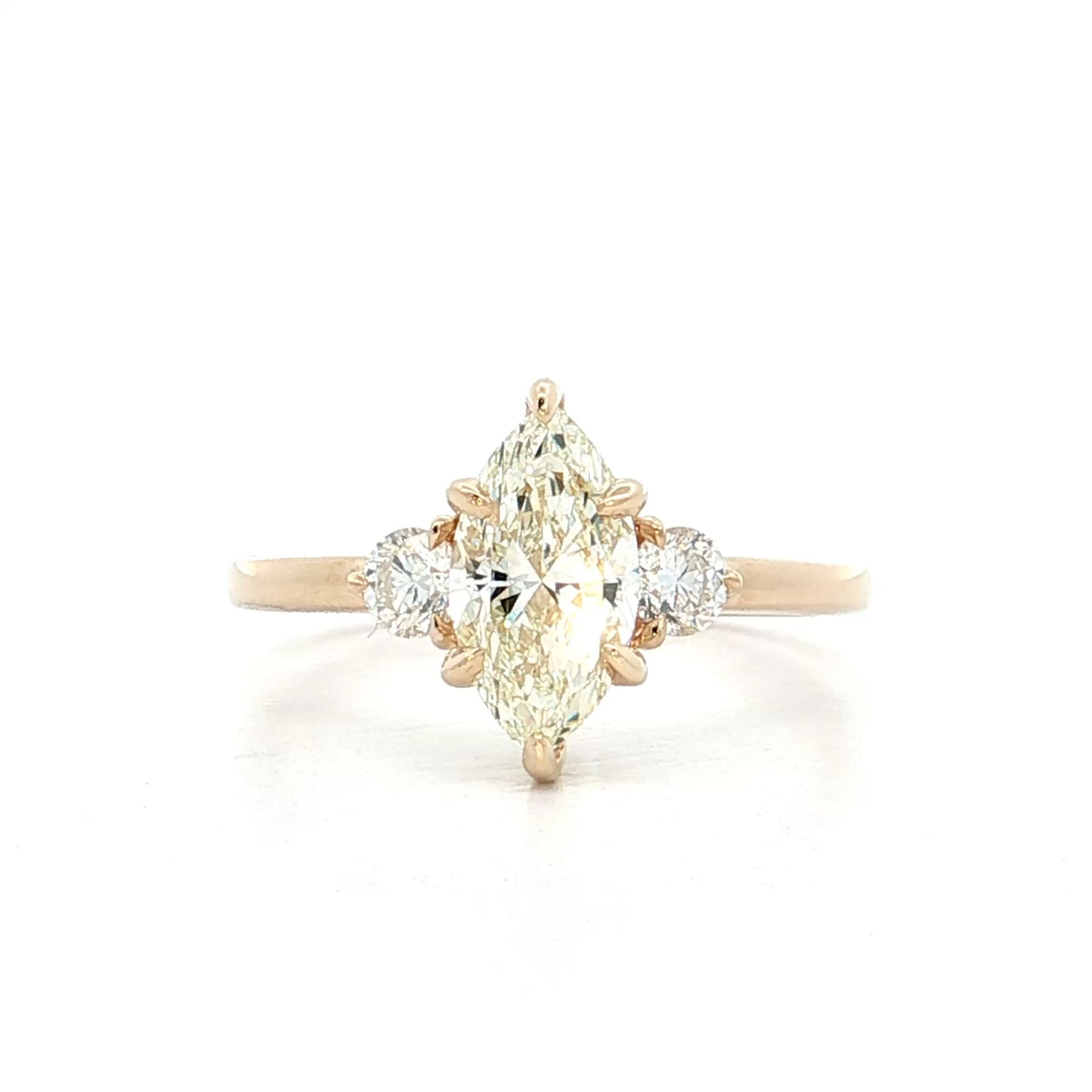 1.20 GIA Marquise Diamond Engagement Ring 14k
