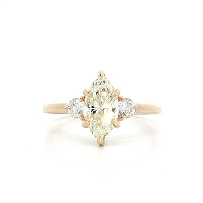 1.20 GIA Marquise Diamond Engagement Ring 14k