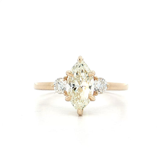 1.20 GIA Marquise Diamond Engagement Ring 14k