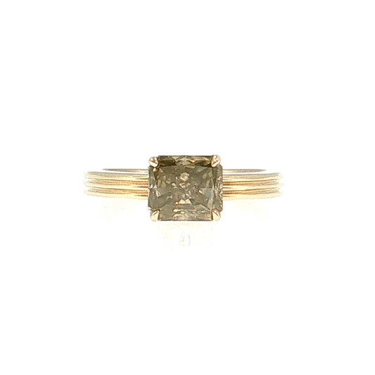 1.30 Cushion Diamond Engagement Ring 14k