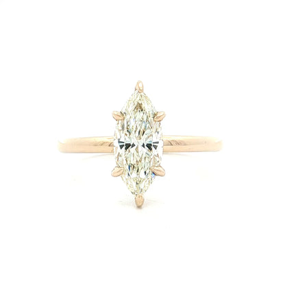 1.31 Marquise Diamond Solitaire Engagement Ring 14k