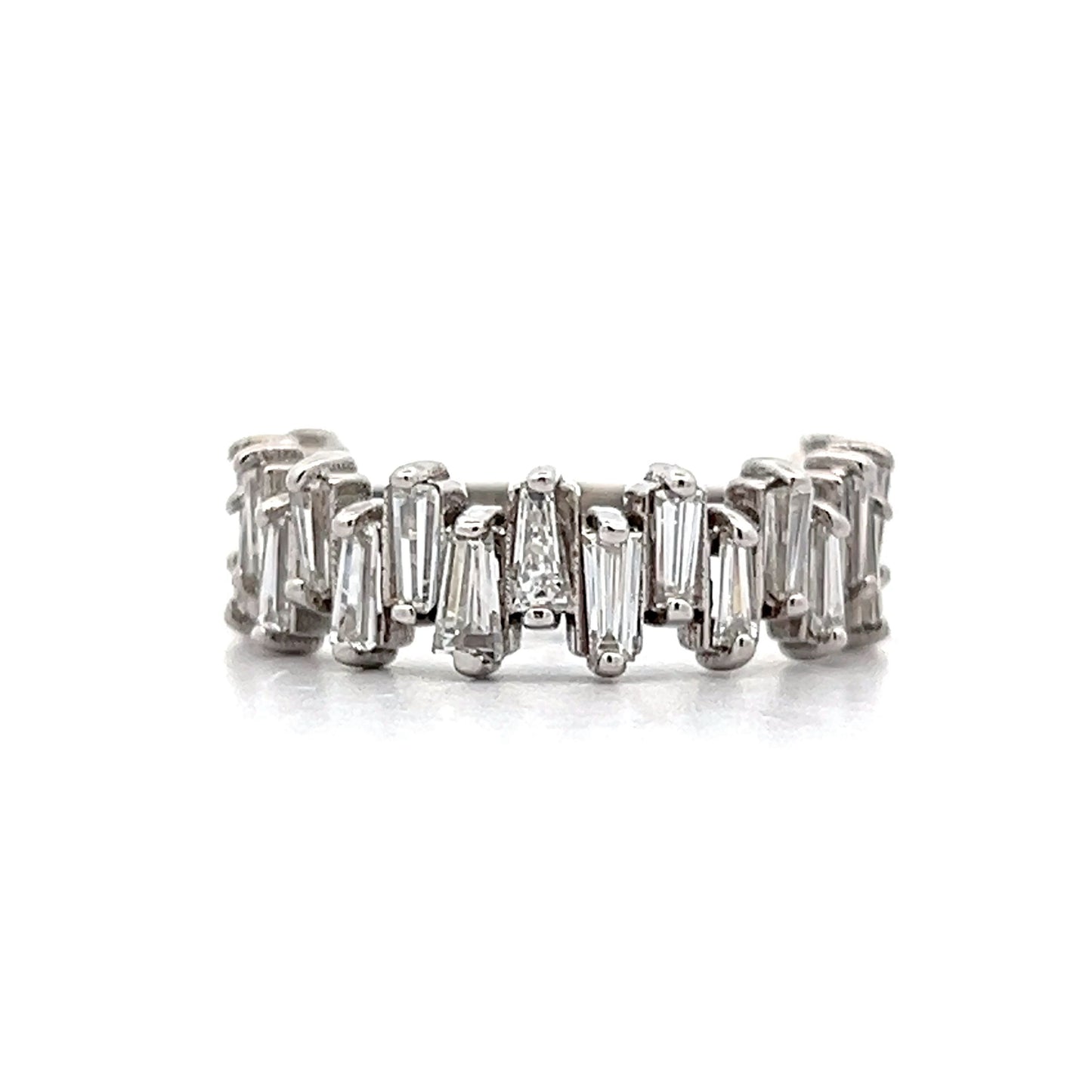 1.47 Baguette Diamond Ring in 14k White Gold