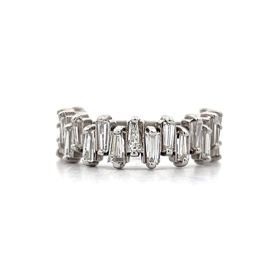 1.47 Baguette Diamond Ring in 14k White Gold