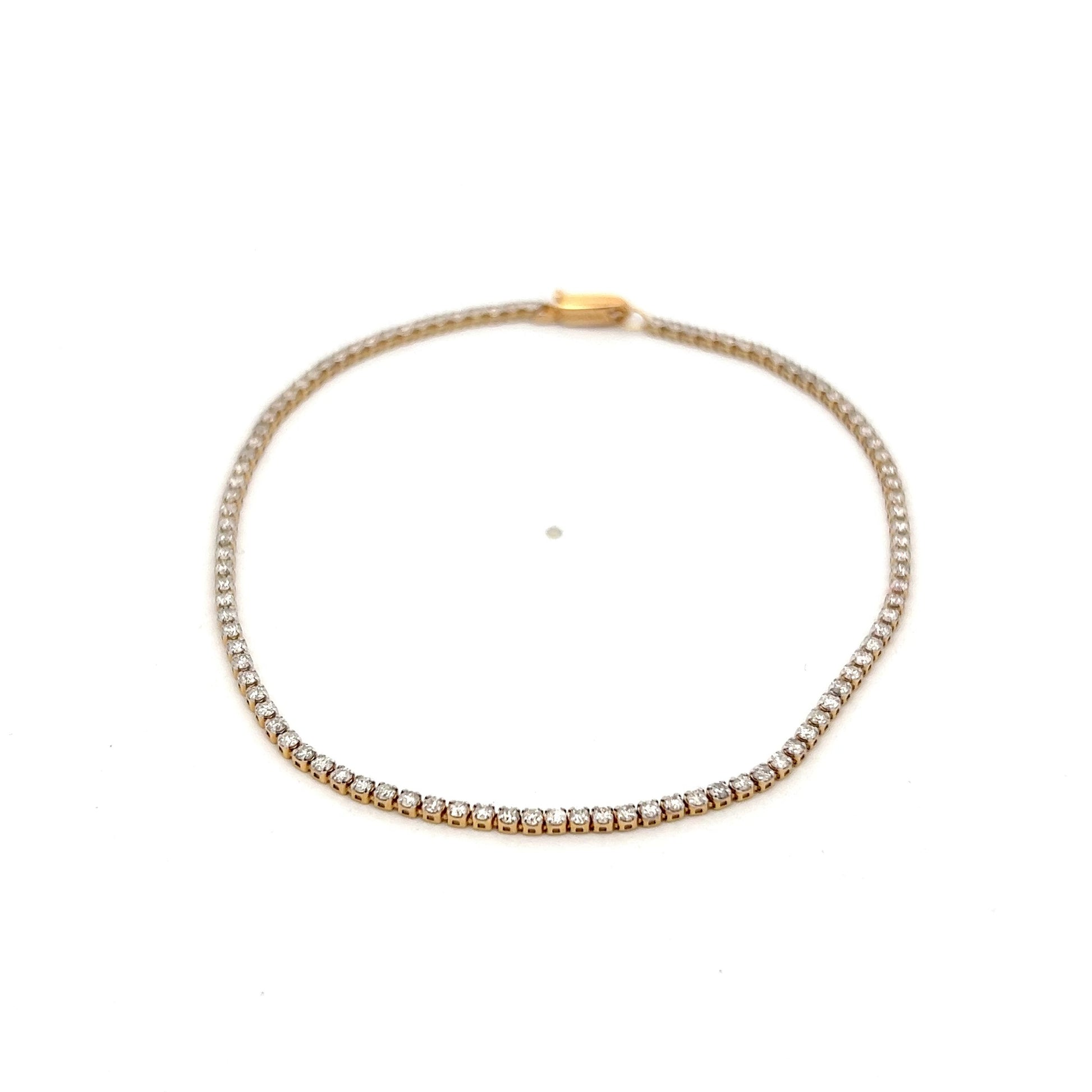 1.50 Brilliant Diamond Tennis Bracelet in 14k