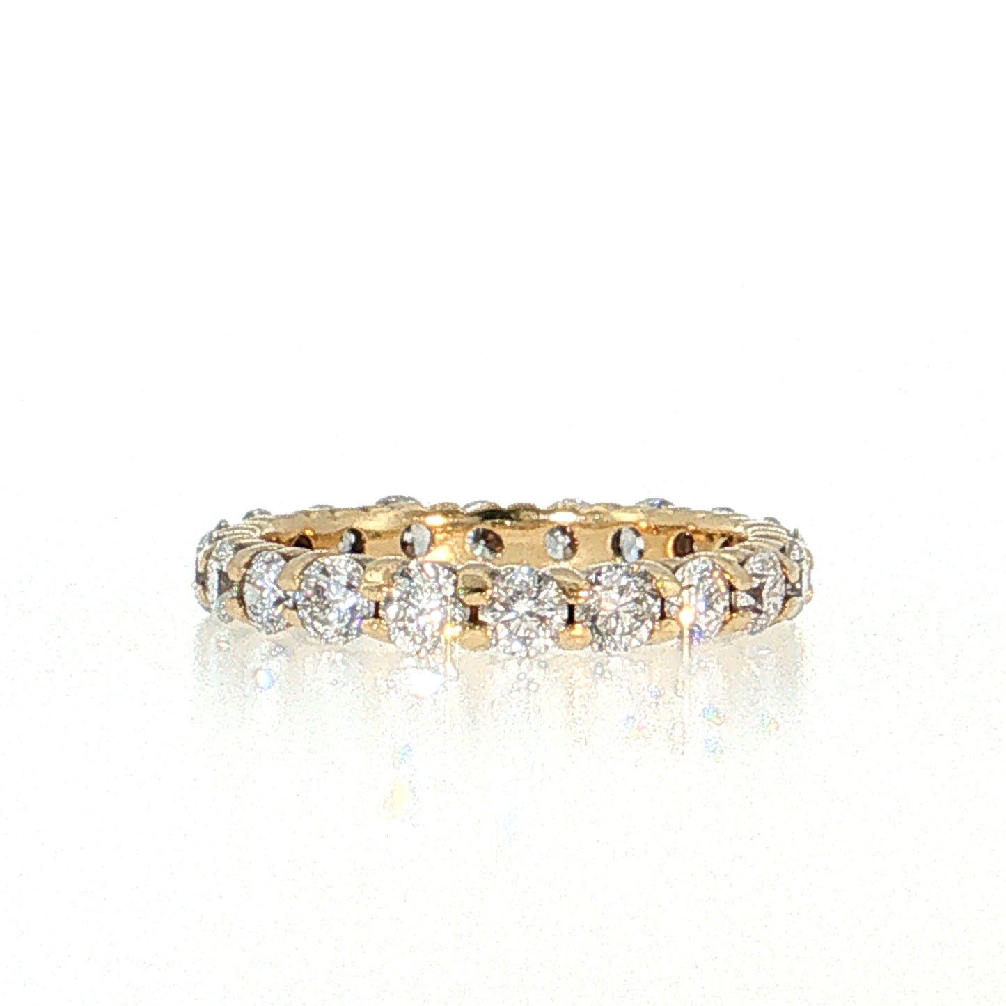 1.50 Diamond Eternity Band 14k Yellow Gold