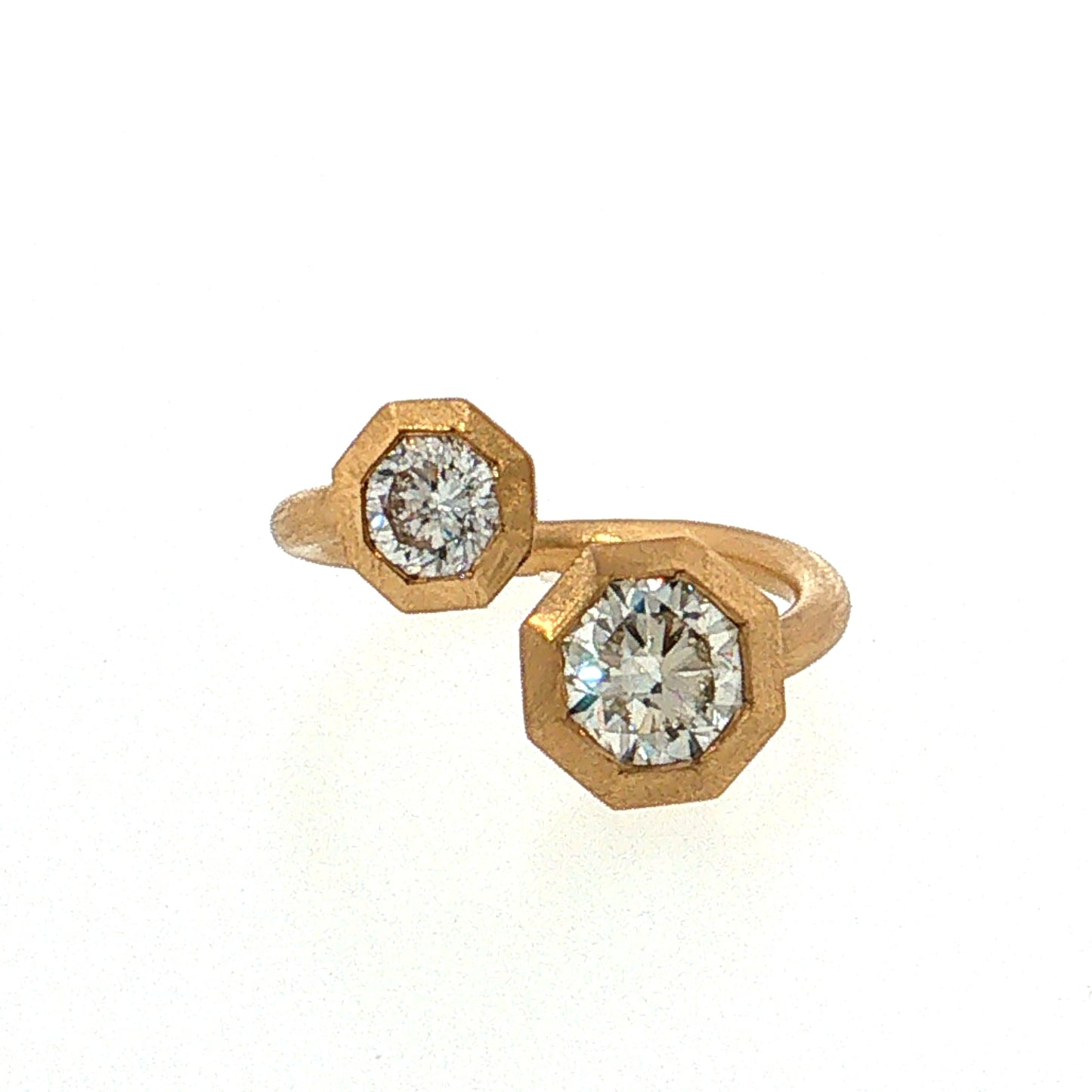 1.52 Modern Diamond Toi Et Moi Ring 18k
