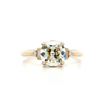 1.52 Old European Diamond Engagement Ring 14k