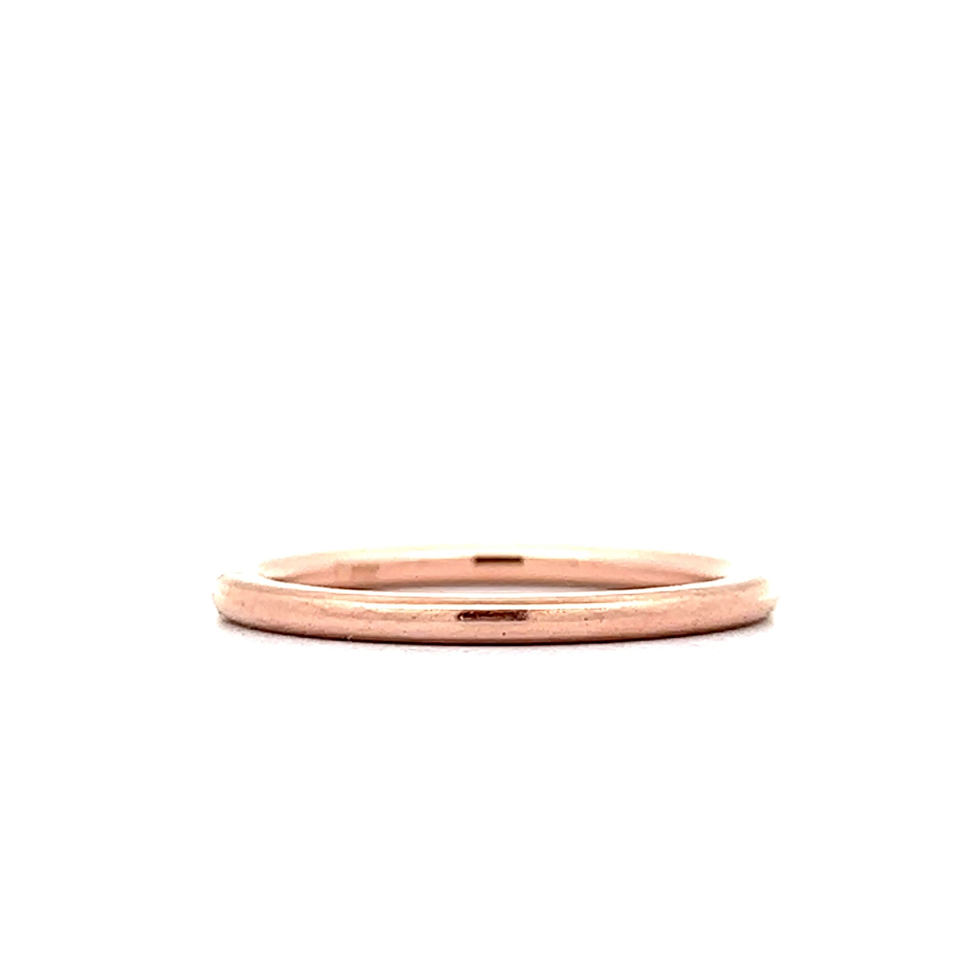 1.5mm Wedding Band in 14k Rose Gold