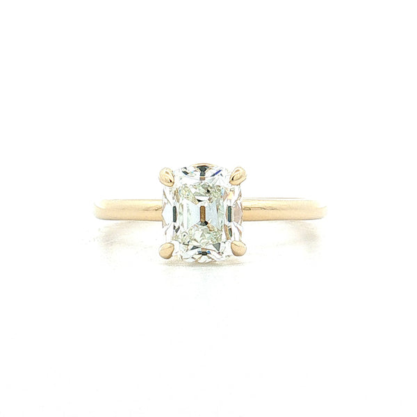 Old Mine Cushion Diamond Engagement Ring