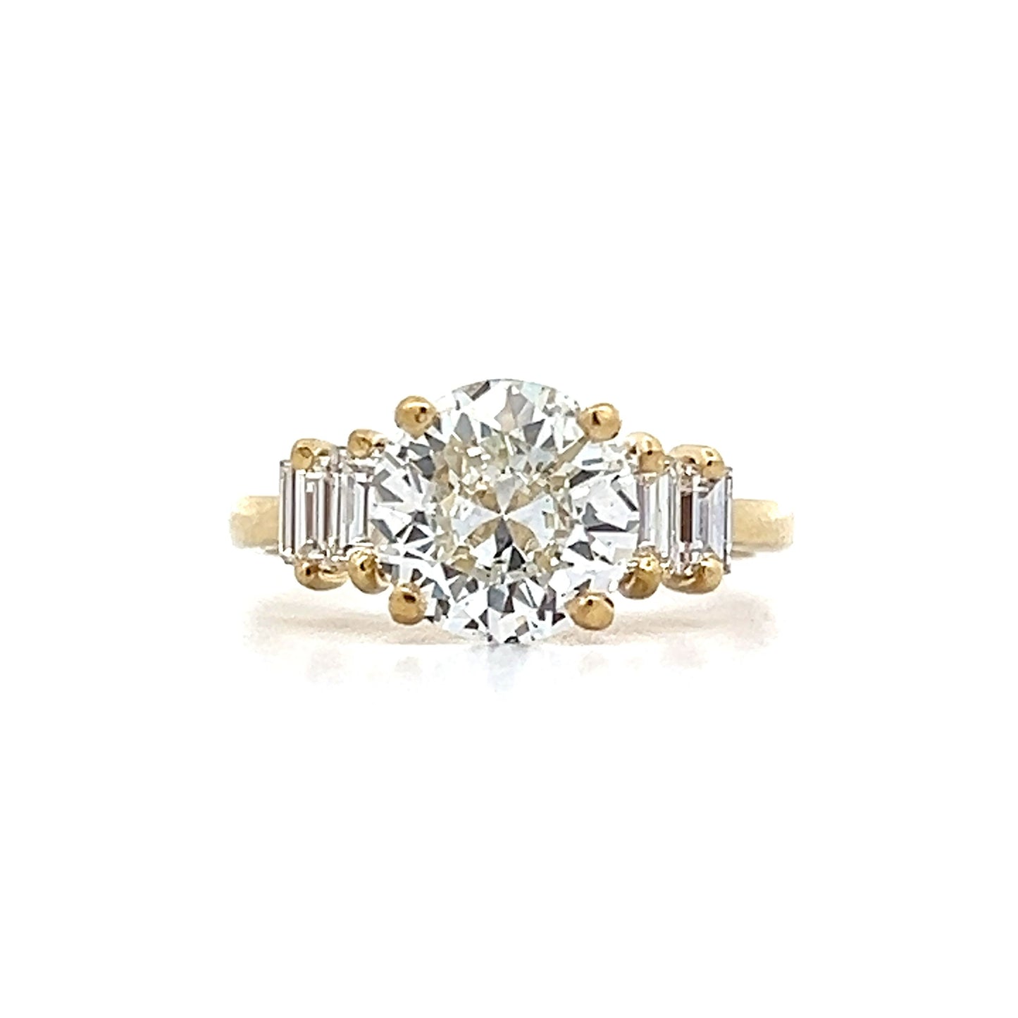 1.78 Round Brilliant Diamond Engagement Ring in 14k