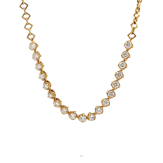 1.90 Diamond Tennis Bracelet in 18k Yellow Gold