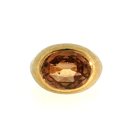 10.01 East/West Sapphire Cocktail Ring 18k Yellow Gold