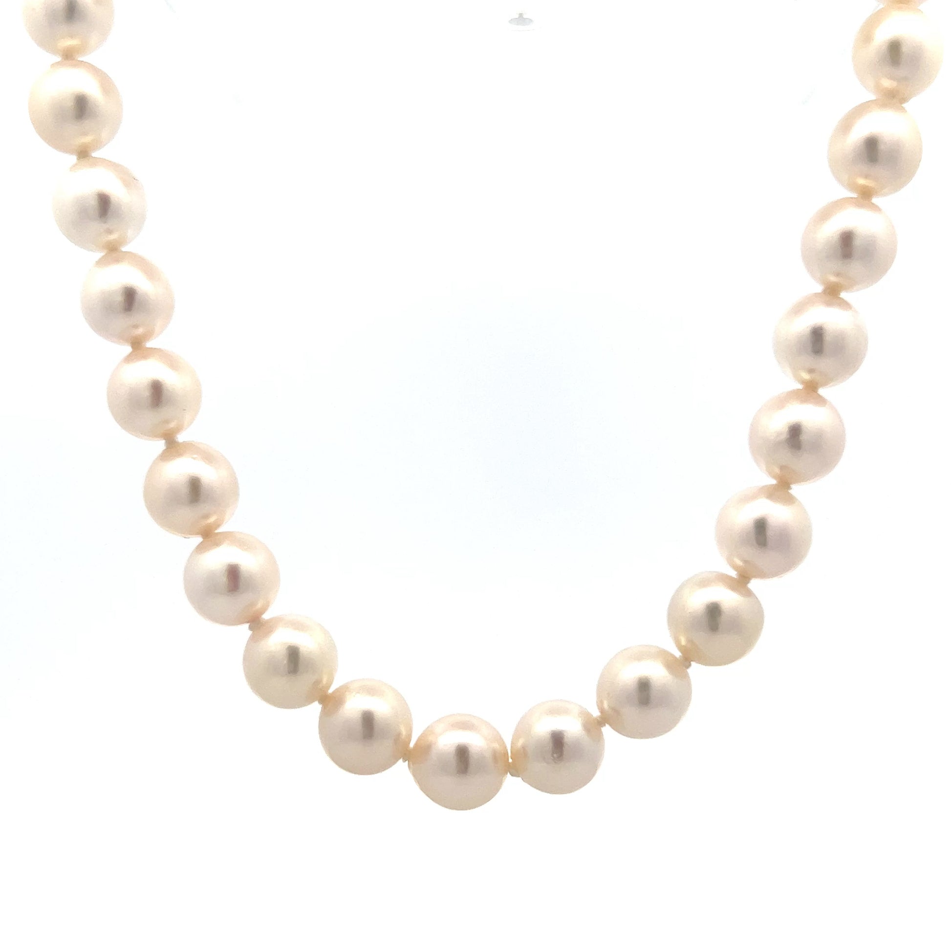 16" Cultured Pearl Necklace in 14k Yellow Gold