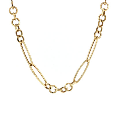 16 Inch Link Chain Necklace 14k Yellow Gold