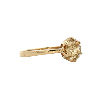 1.13 Old European Diamond Engagement Ring 14k