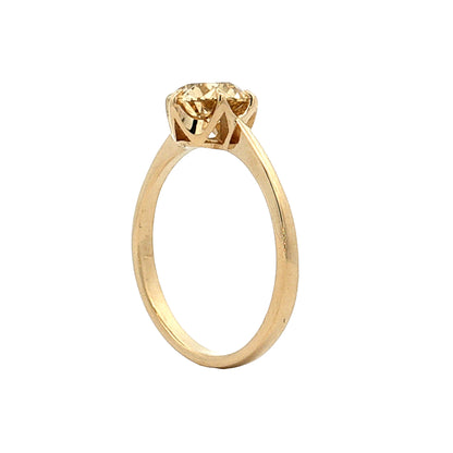 1.13 Old European Diamond Engagement Ring 14k