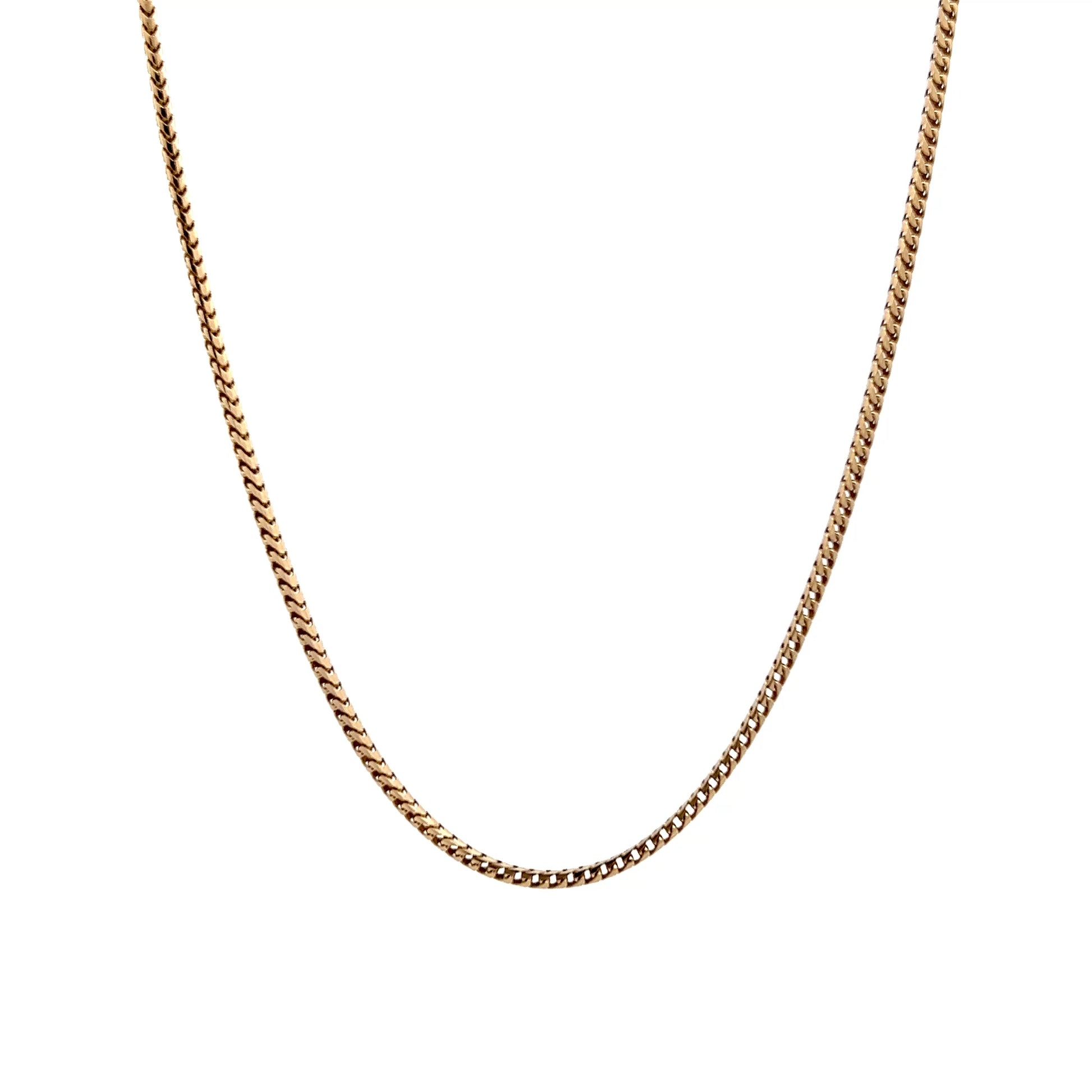 17" Snake Chain Necklace in 14k Yellow Gold