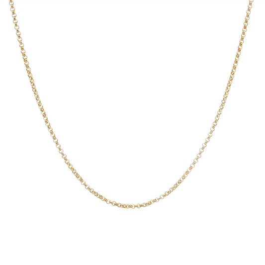 18" Rolo Chain Necklace 14k Yellow Gold
