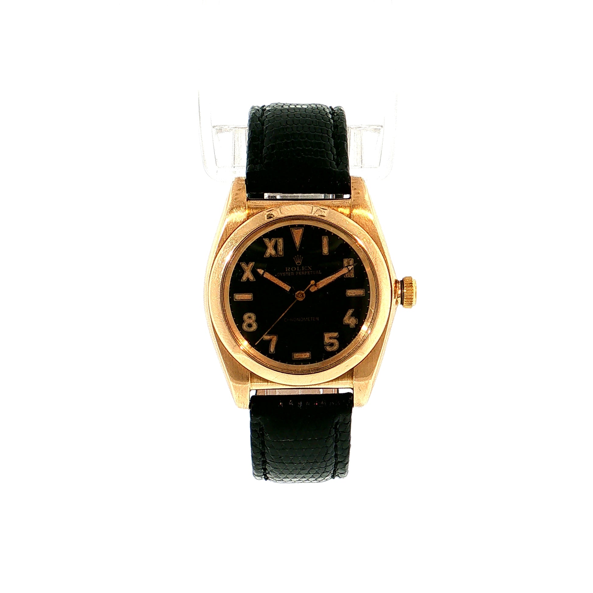 1946 Vintage Rolex Bubbleback 3131 14k Rose Gold
