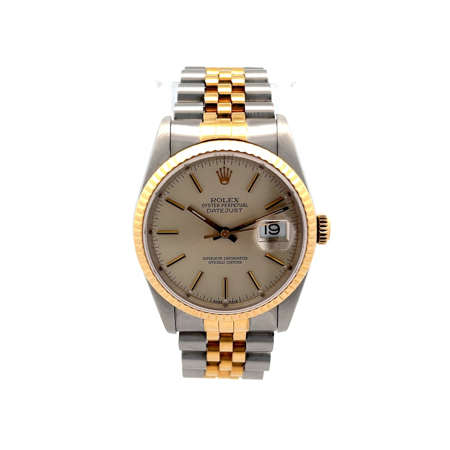 1989 Rolex Datejust 36mm 3135 Two-Tone 18k/Stainless Steel