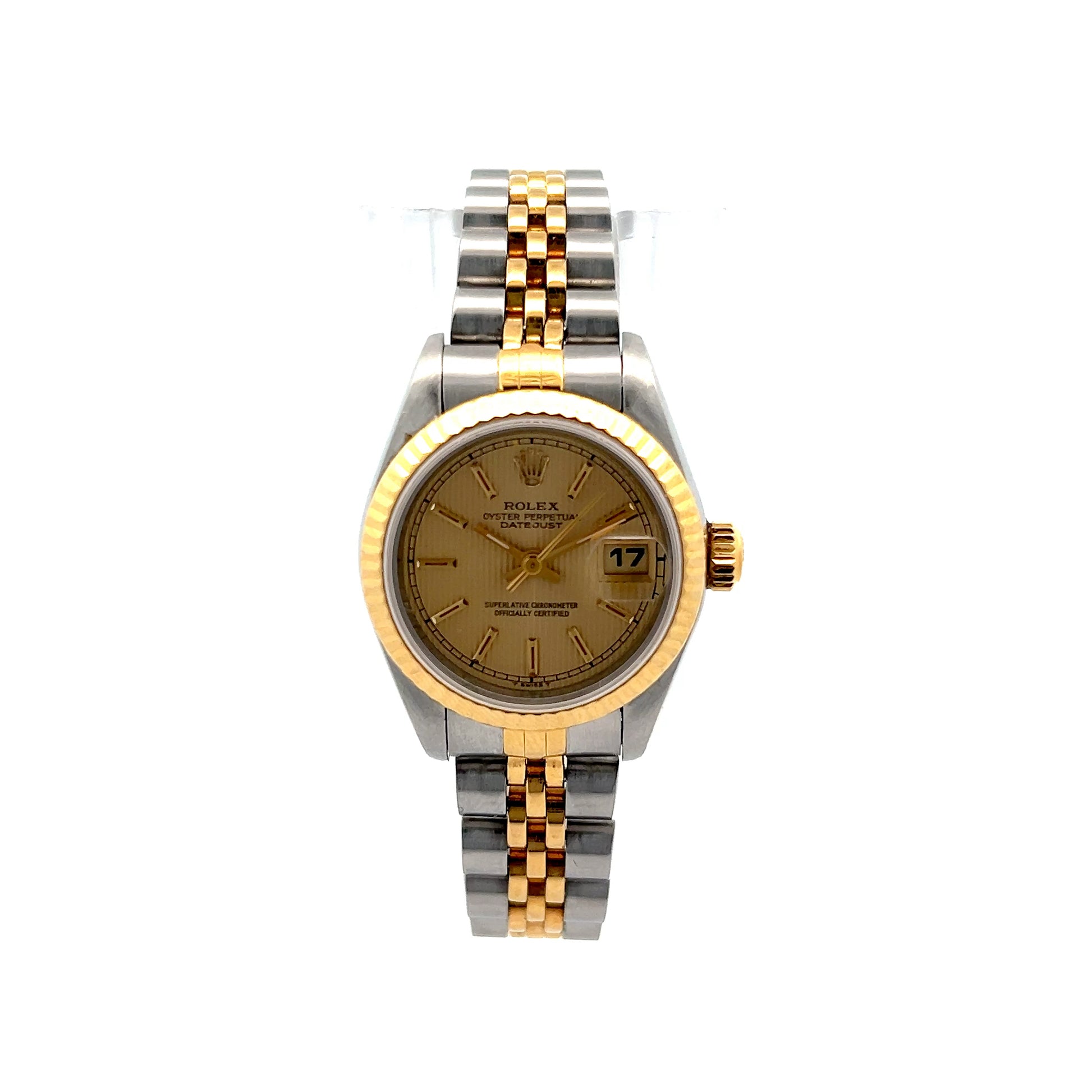 1993 Ladies Rolex Datejust 26mm 69173 Two-Tone 18k