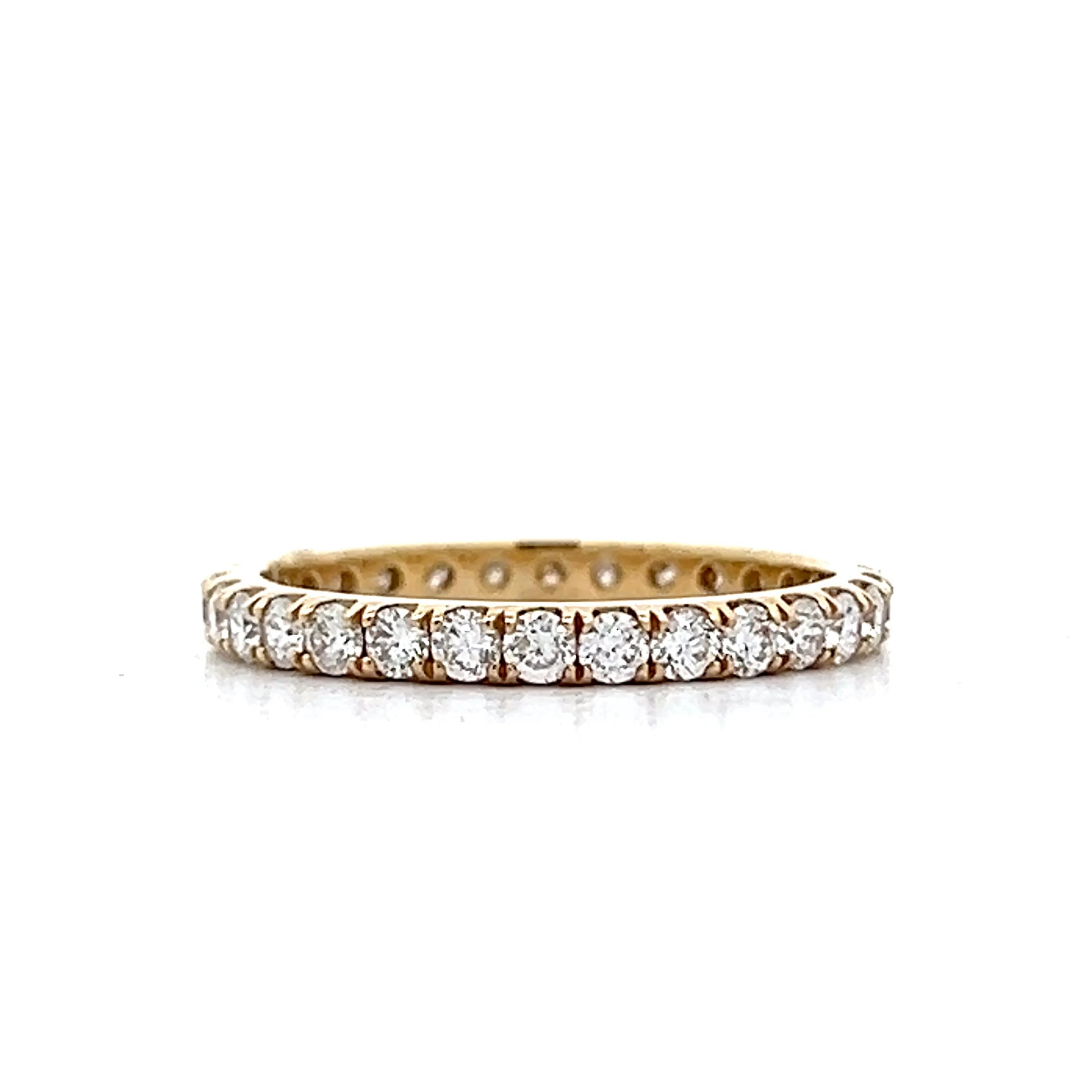 1 Carat Diamond Eternity Wedding Band in 14k