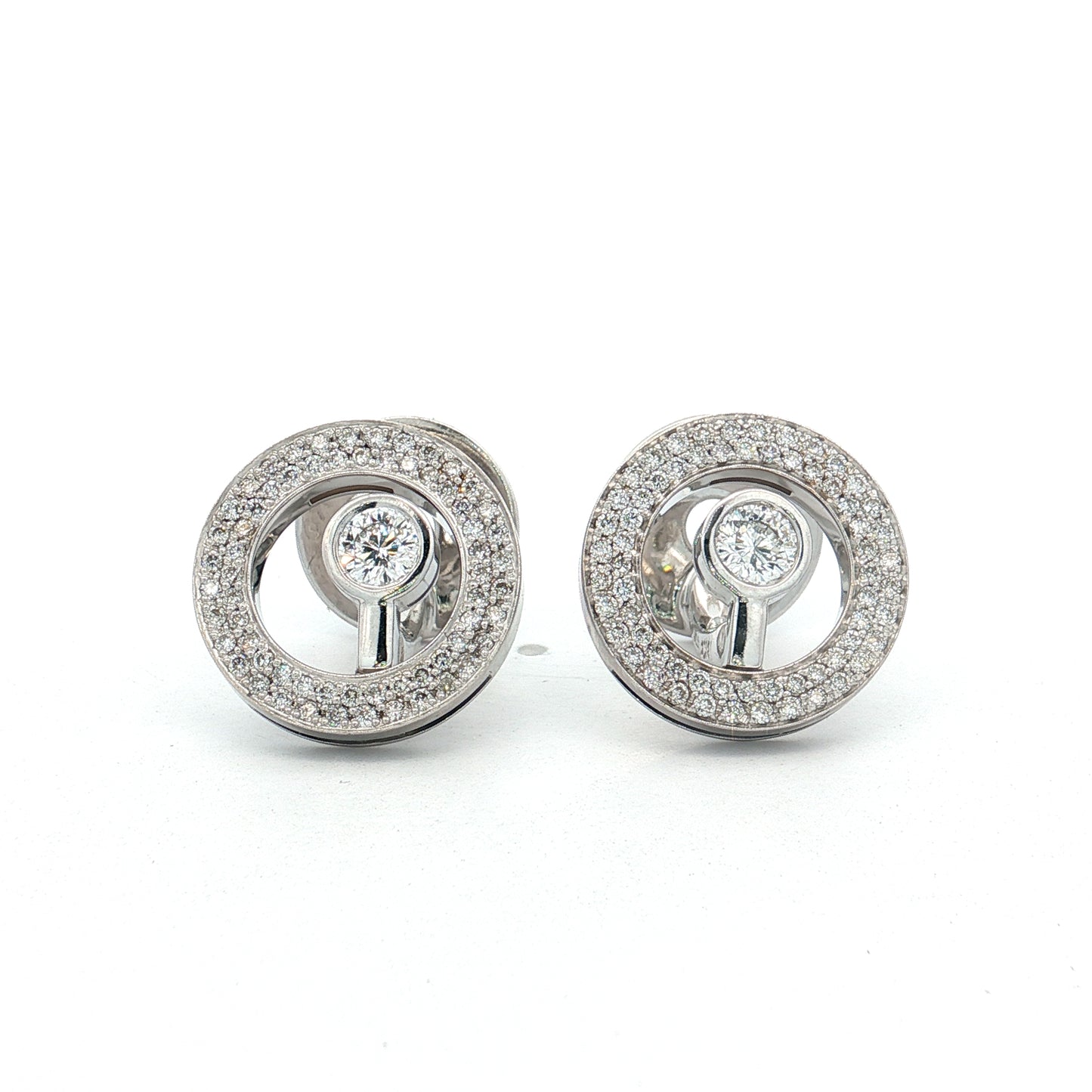 2.09 Roberto Coin Cento Diamond Cufflinks 18k