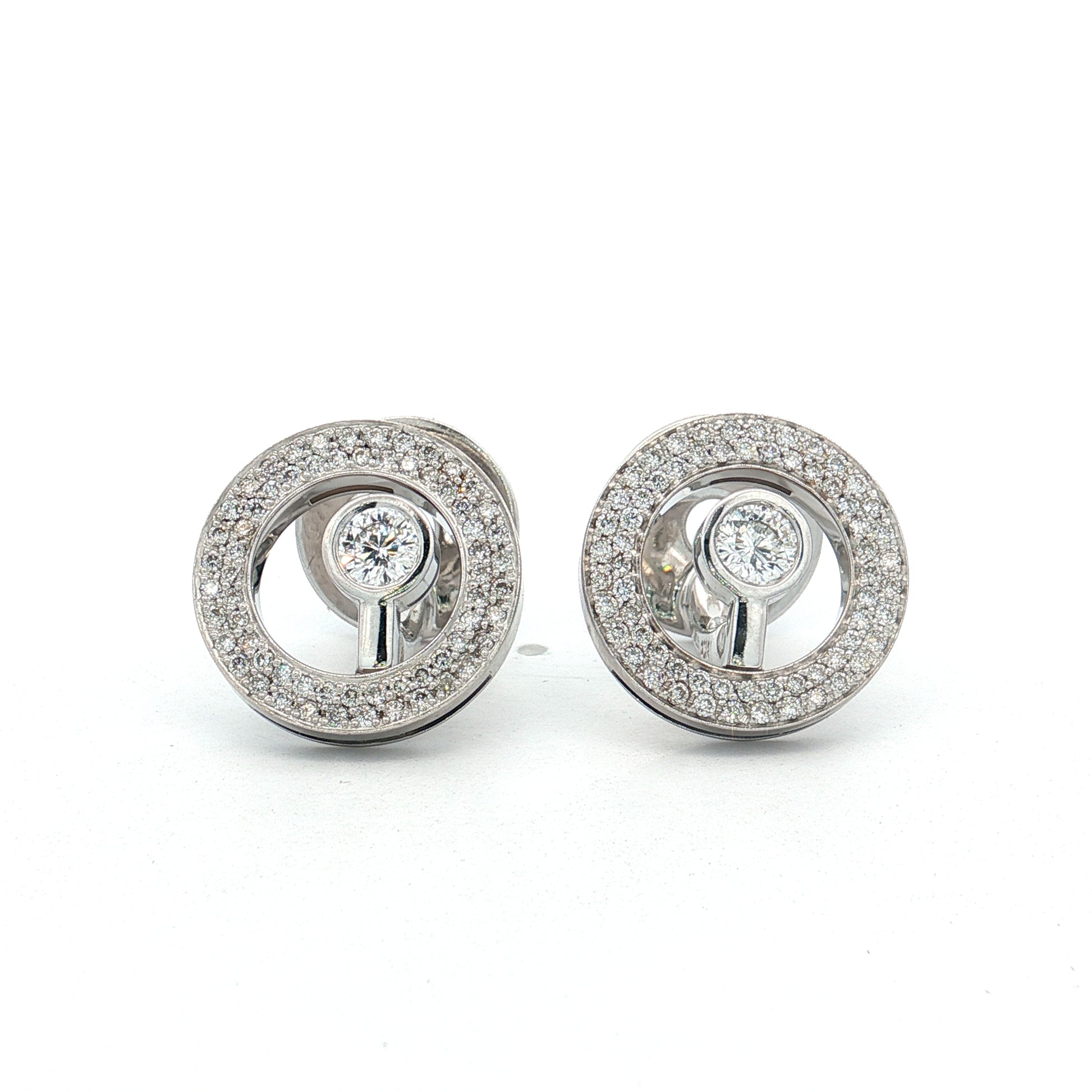 2.09 Roberto Coin Cento Diamond Cufflinks 18k