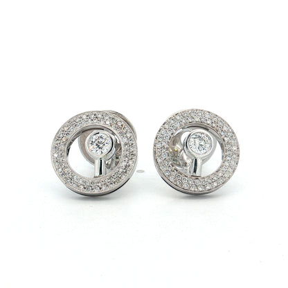 2.09 Roberto Coin Cento Diamond Cufflinks 18k
