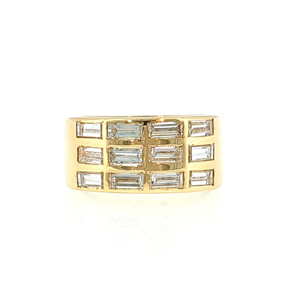 Diamond Baguette Cocktail Ring