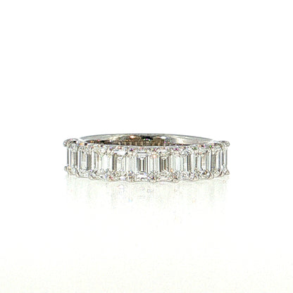 2.20 Baguette Diamond Half-Eternity Band 18k White Gold