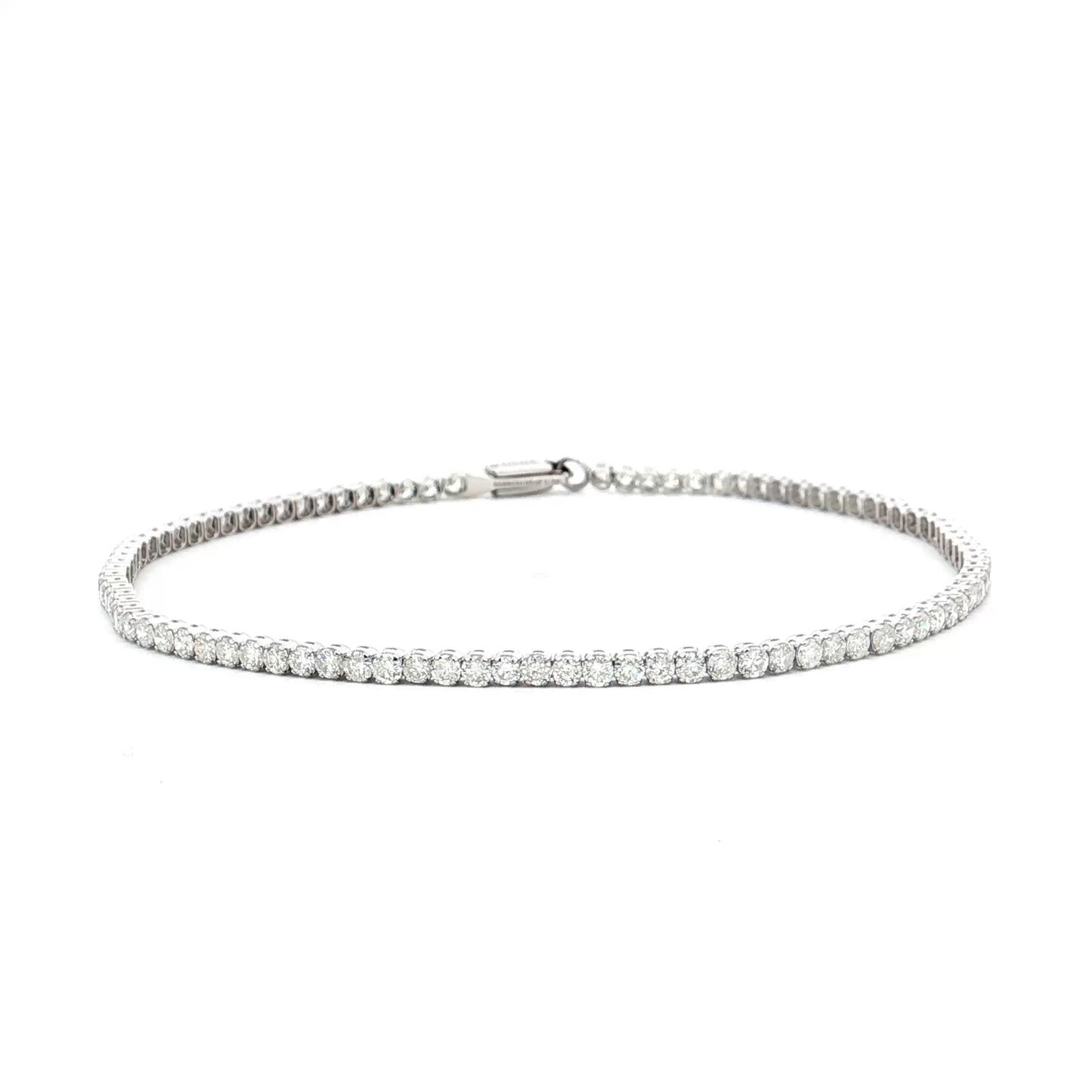 2.50 Diamond Tennis Bracelet in 14k White Gold