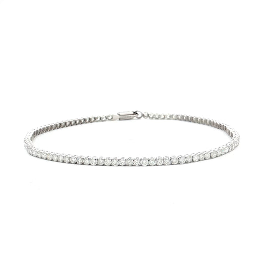 2.50 Diamond Tennis Bracelet in 14k White Gold