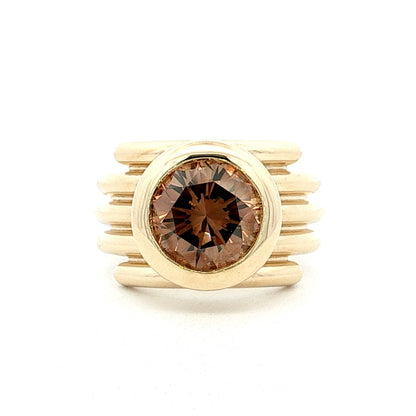 2.53 Round Diamond Engagement Ring 14k