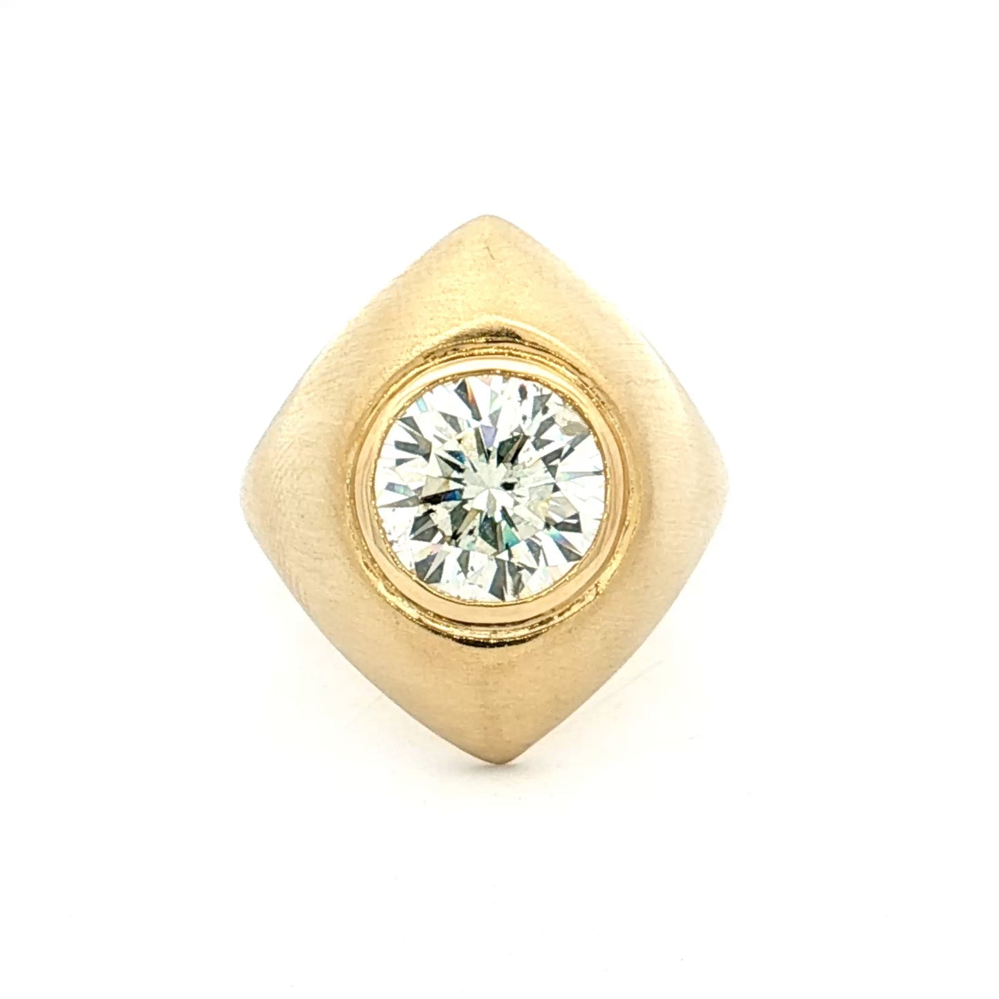 2.74 Round Brilliant Diamond Cocktail Ring 18k