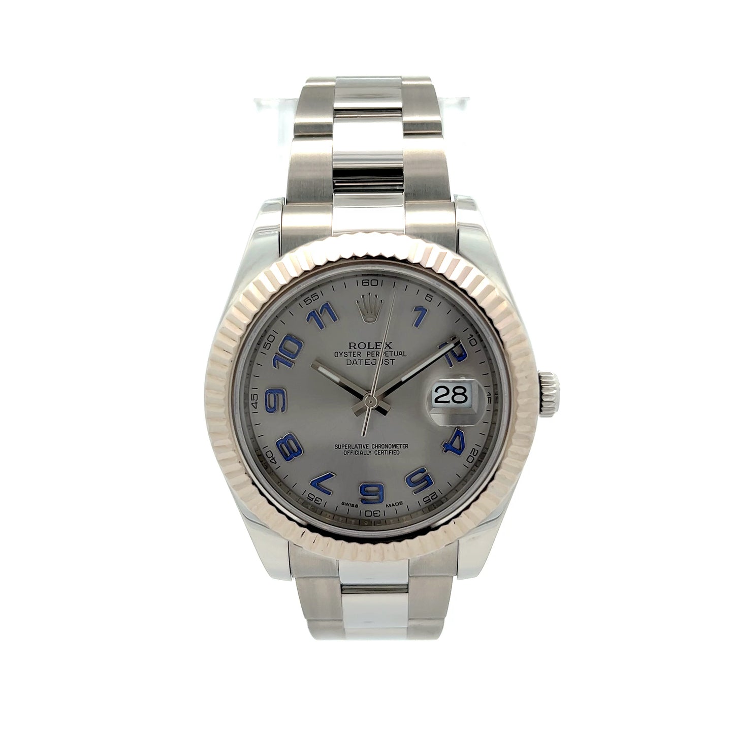 2010 Rolex Datejust II 116334 41mm Stainless Steel