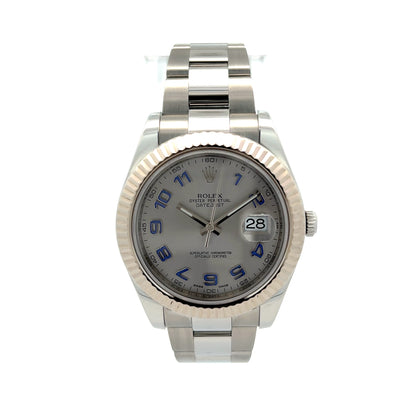 2010 Rolex Datejust II 116334 41mm Stainless Steel