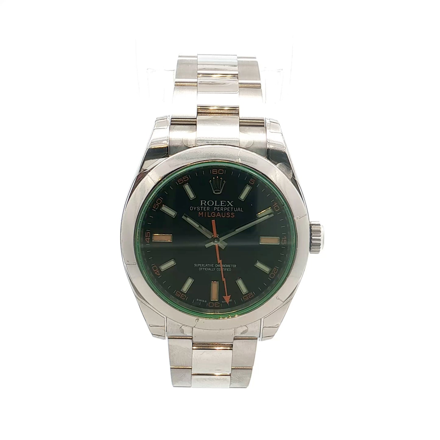 2014 Rolex Milgauss 40mm 116400 Stainless Steel