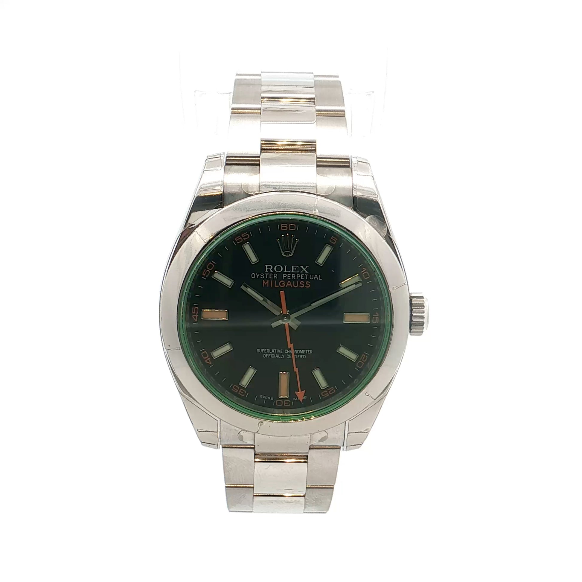 2014 Rolex Milgauss 40mm 116400 Stainless Steel
