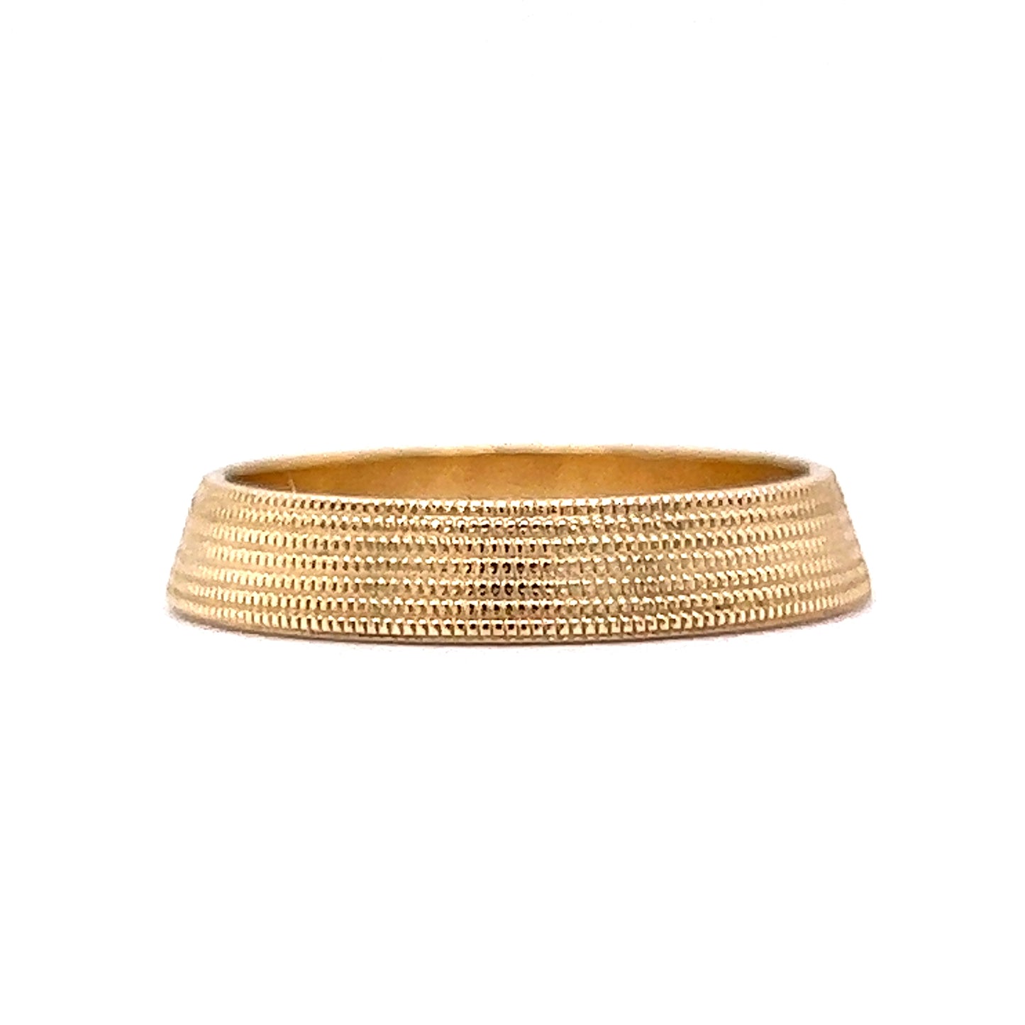 Milgrain Detailed Stacking Band in 14k Yellow Gold