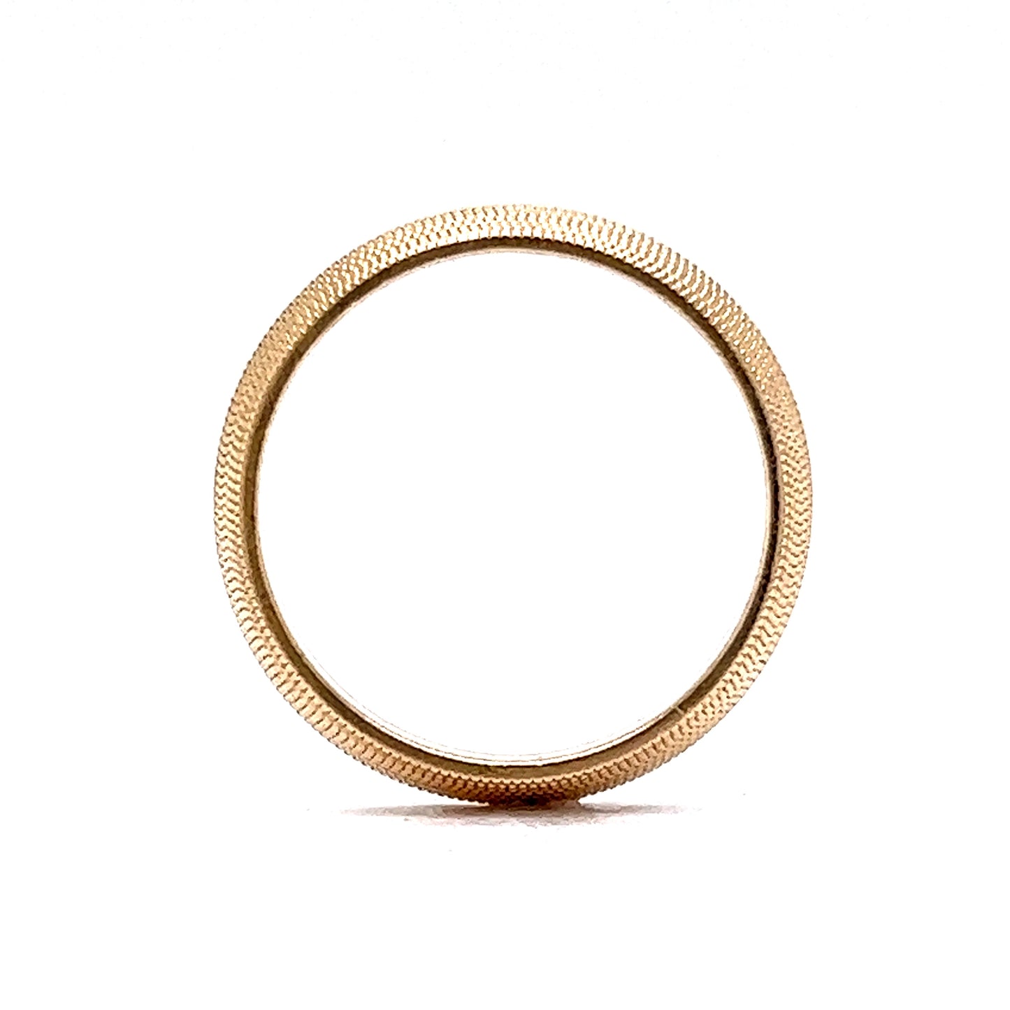 Milgrain Detailed Stacking Band in 14k Yellow Gold