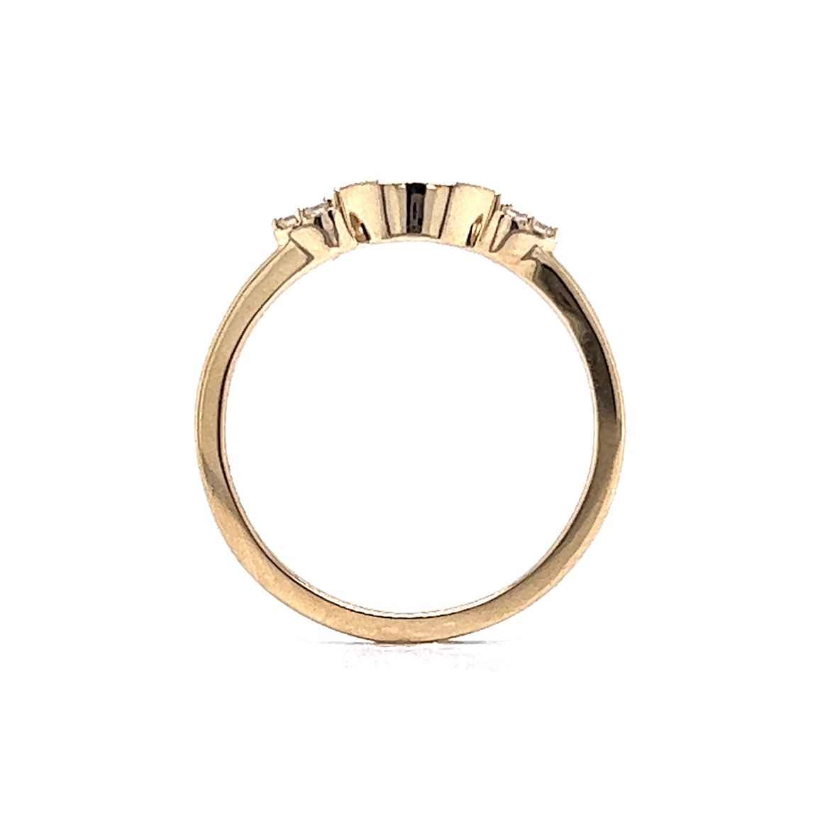 .31 Tiara Diamond Wedding Band in 14k Yellow Gold