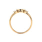 .27 Curved Baguette Diamond Wedding Band in 14k Yellow Gold