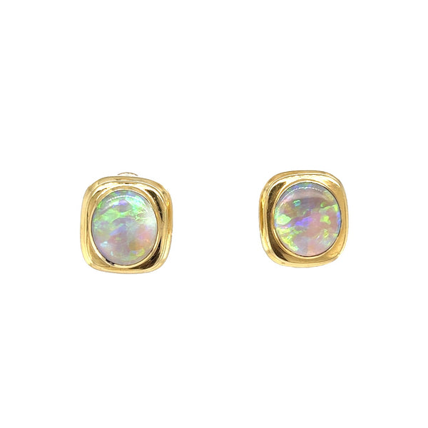 Genuine Ethiopian Opal and Citrine Sterling Silver Earrings | Shop In  Ireland