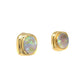 Vintage Opal Earrings in 18k Yellow Gold