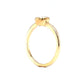 .72 Round Brilliant Bezel Engagement Ring in 14k Yellow Gold