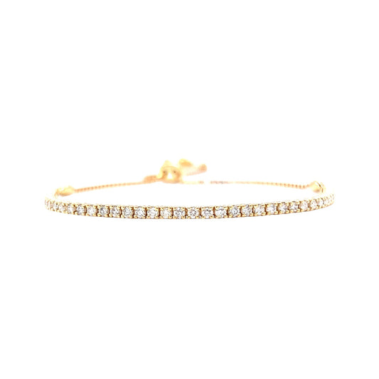 .78 Round Diamond Tennis Bracelet in 14k Yellow Gold