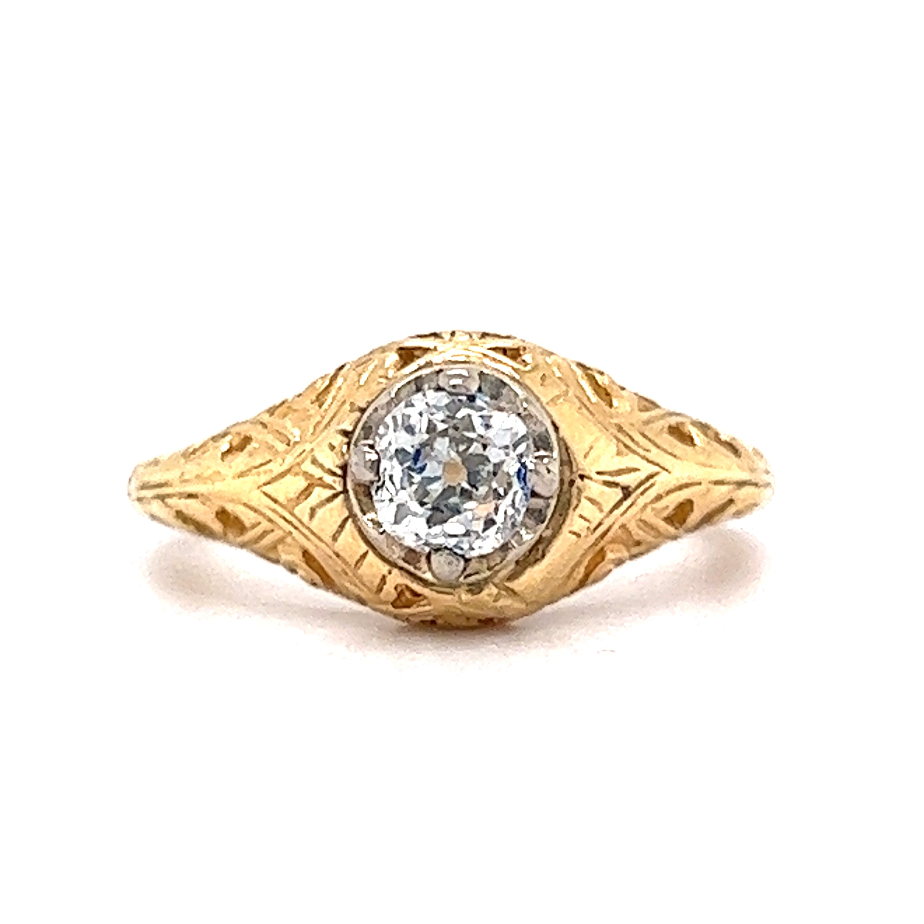 Diamond Engagement Ring 3/4 ct tw Round-cut 14K White Gold | Kay