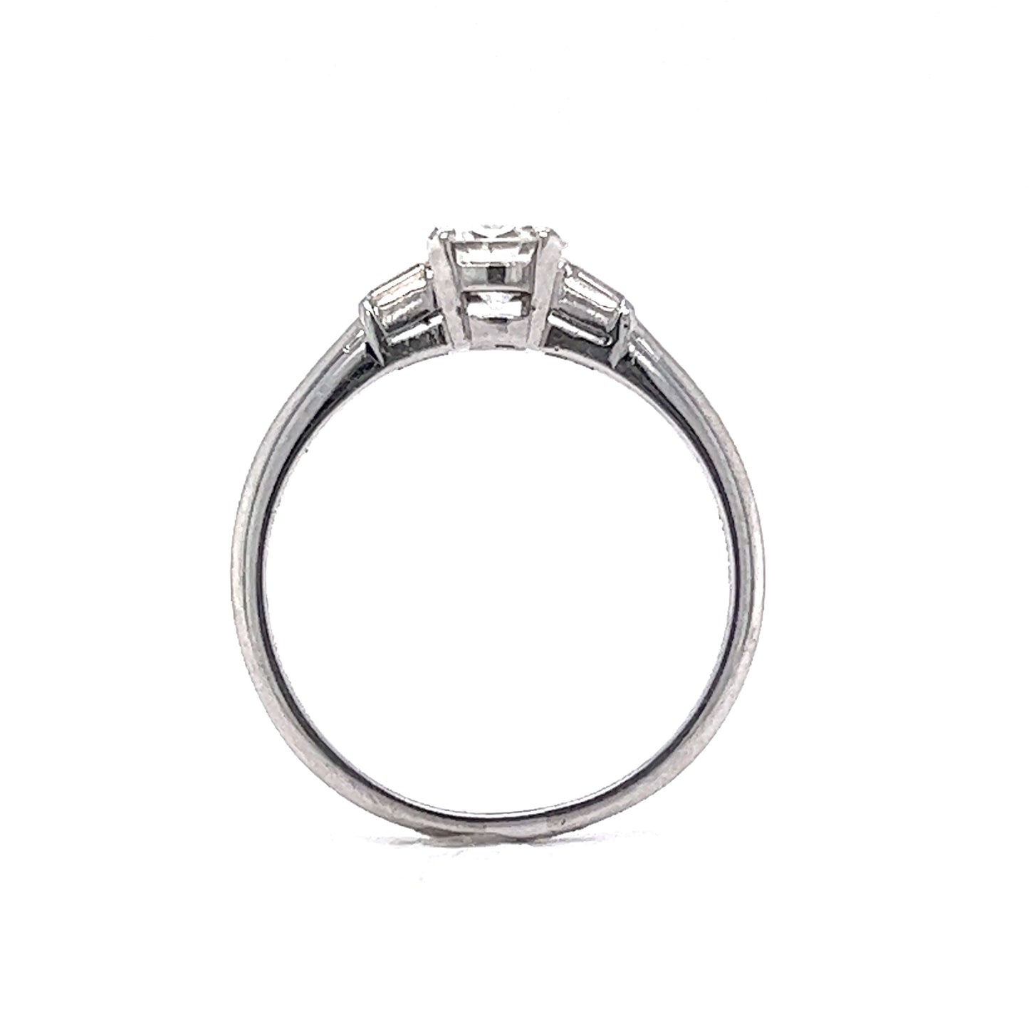 Vintage 1930's Raymond Yard Diamond Engagement Ring in Platinum