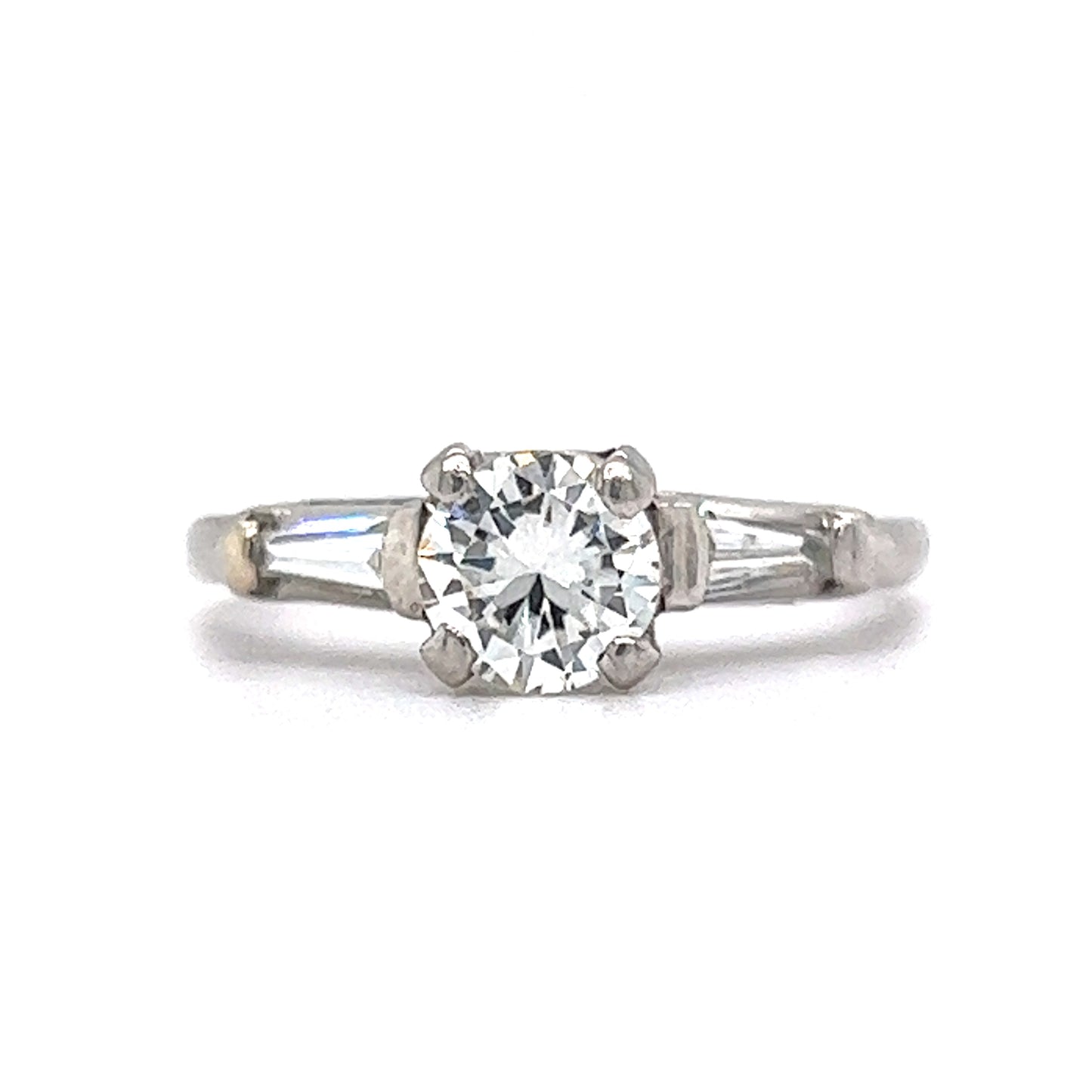 Vintage 1960's Diamond Engagement Ring in Platinum